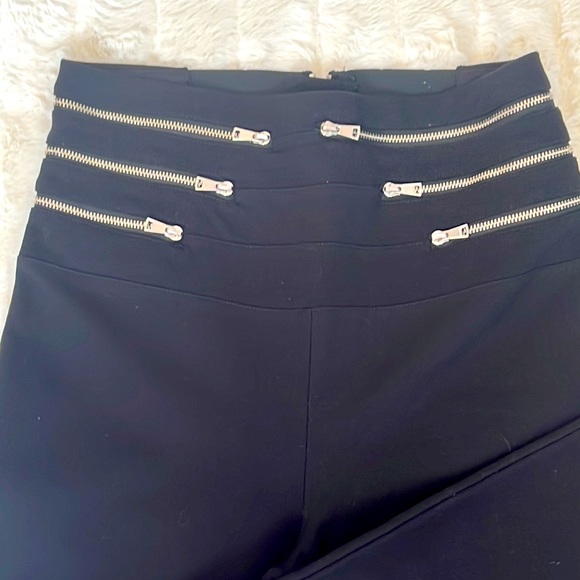 High waisted zipper pants - Picture 3 of 10